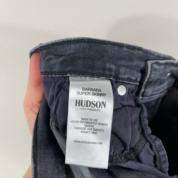 Hudson Barbara Super Skinny Denim Jeans Cotton Casual Size 26 - Picture 12 of 14